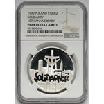 LUSTRZANKA 100.000 złotych 1990 Solidarność - odm.D