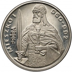 Próba NIKIEL 2.000 złotych 1979 Mieszko I - półpostać