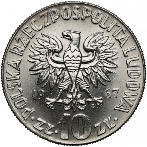 Próba NIKIEL 10 złotych 1967 Kopernik