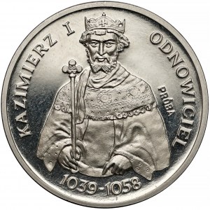 Próba NIKIEL 200 złotych 1980 Kazimierz I Odnowiciel - półpostać