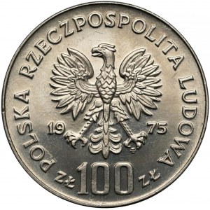 Próba NIKIEL 100 złotych 1975 Paderewski
