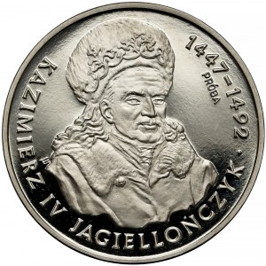 Próba NIKIEL 200.000 złotych 1993 Kazimierz IV Jagiellończyk - popiersie