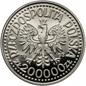 Próba NIKIEL 200.000 złotych 1993 Kazimierz IV Jagiellończyk - popiersie