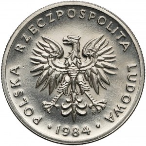 Próba NIKIEL 20 złotych 1984