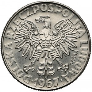 Próba NIKIEL 10 złotych 1967 Skłodowska