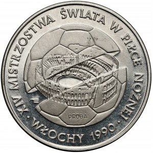 Próba NIKIEL 500 złotych 1988 MŚ w Piłce Nożnej Włochy