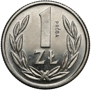 Próba NIKIEL 1 złoty 1989