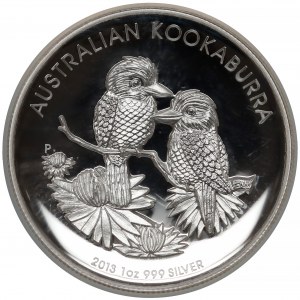 Australia, 1 dollar 2013 Kookaburra - high relief, early releases