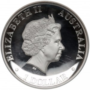 Australia, 1 dollar 2013 Kookaburra - high relief, early releases
