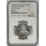 Próba NIKIEL 100 złotych 1987 Kazimierz III Wielki