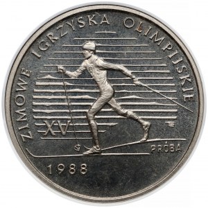 Próba NIKIEL 1.000 złotych 1987 Calgary 1988