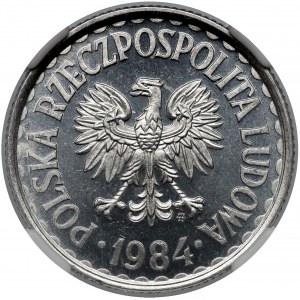 PROOF LIKE 1 złoty 1984