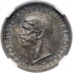 Italy, 5 lire 1927 R
