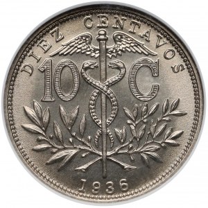Bolivia, 10 centavos 1936