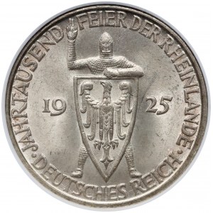 Niemcy, Weimar, 3 marki 1925-D - Nadrenia