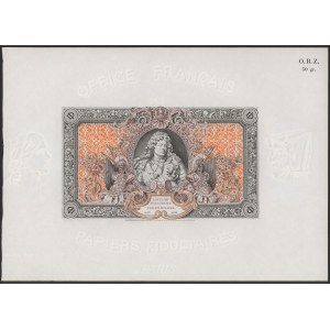 France, Testnote E. Desfosses (1.000) Francs 1983 Louis XIV