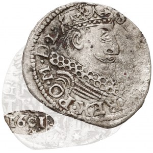 Zygmunt III Waza, Trojak ANOMALNY 1601 - ciekawy