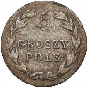 5 groszy polskich 1824 IB - rzadki rok