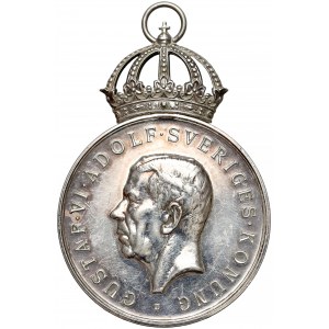 Szwecja, Gustaf VI Adolf, Medal FÖR TROHET OCH FLIT