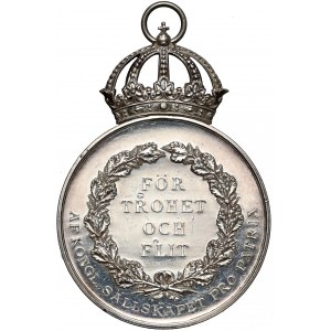 Szwecja, Gustaf VI Adolf, Medal FÖR TROHET OCH FLIT
