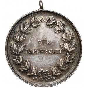 Niemcy, Hesja, Ernest Ludwig, Medal Za Dzielność - FÜR TAPFERKEIT