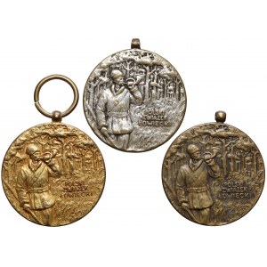Polski Związek Łowiecki Medale: Złoty, Srebrny i Brązowy (3)