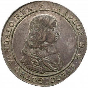 Karol XI, Talar Ryga 1660 IM - utrata Rygi - rzadki