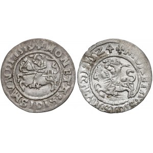 Zygmunt I Stary, Półgrosze Wilno 1519 i 1524 (2szt)