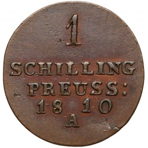 Germany, Preussen, Fridrich Wilhelm III, Schilling 1810 A