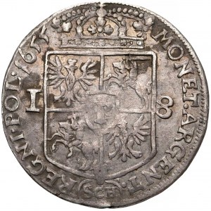 Jan II Kazimierz, Ort Kraków 1655 IT SCH - rzadkie popiersie