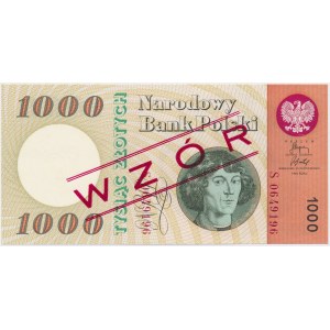 1.000 złotych 1965 - S - WZÓR kolekcjonerski