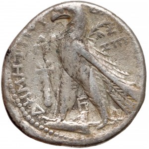 Grecja, Królestwo Seleucydów, Demetriusz II Nikator, Tetradrachma, 129/8r. p.n.e.