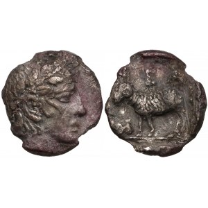 Grecja, Troas, Neandria, Hemiobol, 400-300r. p.n.e.