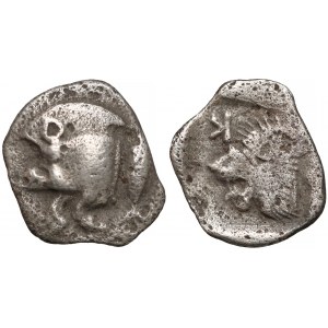 Grecja, Mezja, Kyzikos, Obol, 450-400r. p.n.e.
