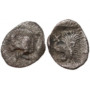 Grecja, Mezja, Kyzikos, Tetartemorion, 450-400r. p.n.e.