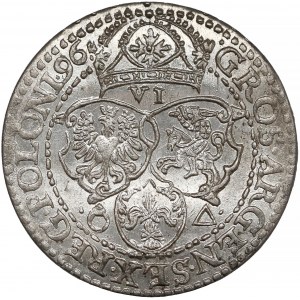 Zygmunt III Waza, Szóstak Malbork 1596 - mała głowa