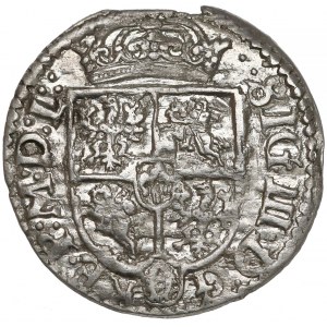 Zygmunt III Waza, Półtorak Wilno 1619 - Wadwicz w tarczy - b.rzadki