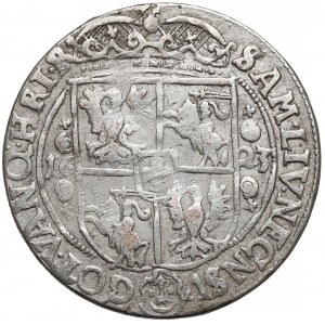 Zygmunt III Waza, Ort Bydgoszcz 1623 - labry z krzyżem