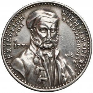Niemcy, Brunszwik, Medal 100-lecie śmierci Fryderyka Wilhelma 1915 (Goetz)