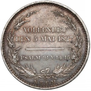 Niemcy, Saksonia, Talar pośmiertny 1827-S