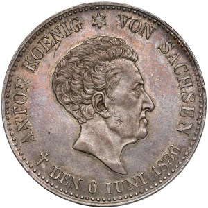 Germany, Sachsen, Posthumuos Taler 1836