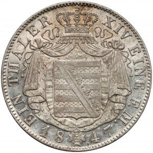 Germany, Sachsen, Taler 1847 F