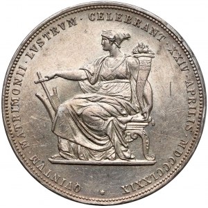 Austria, Franciszek Józef I, 2 guldeny 1879 - Srebrne gody