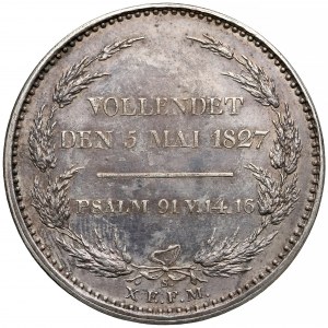 Germany, Sachsen, Posthumous taler 1827 - BERGBAUS