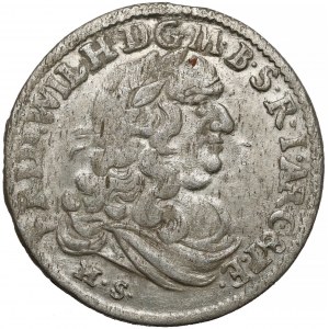 Germany, Preussen, Friedrich Wilhelm, 6 groschen 1681 HS