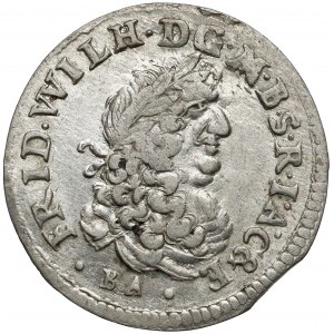 Germany, Preussen, Friedrich Wilhelm, 6 groschen 1686 BA