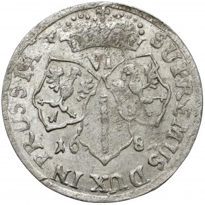 Niemcy, Prusy, Fryderyk Wilhelm I, Szóstak 1681 HS