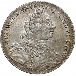 Niemcy, Brandenburgia-Ansbach, 1/6 talara 1755