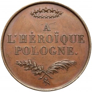 1831 r. Medal a L'Heroique Pologne (Bohaterskiej Polsce)