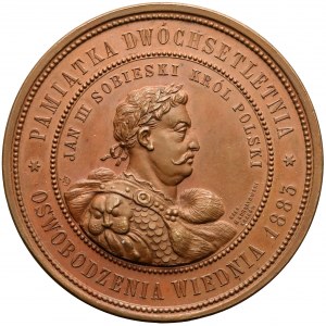 1883 r. Medal 200. rocznica Odsieczy Wiedeńskiej (Kurnatowski)